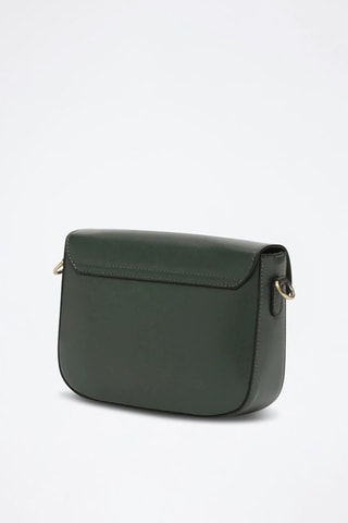 Leren Schoudertas Eliane   - Groen