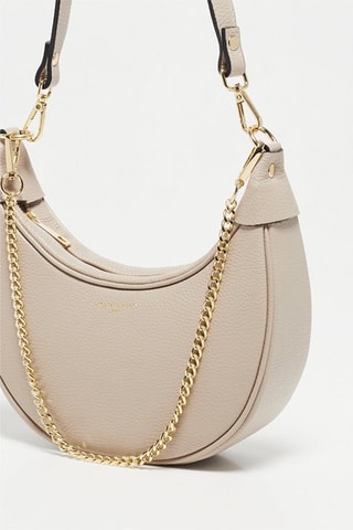 Leren Handtas Tiva   - Taupe