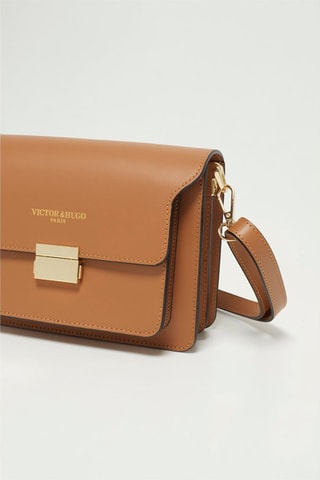 Leren Schoudertas Chanon   - Bruin