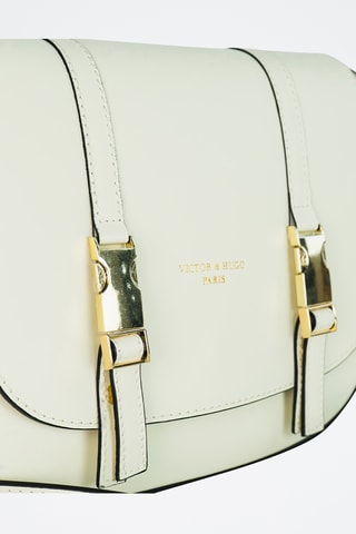 Leren Schoudertas Ruth - Wit