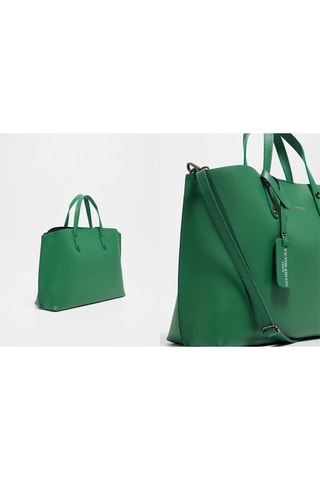 Leren Handtas Livel  - Groen