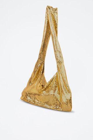 Glinsterend Trendy Handtas Vika - Goudkleurig