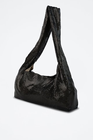 Glinsterend Trendy Handtas Vika - Zwart