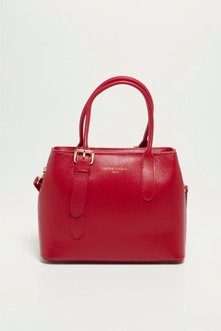 Leren Handtas Tuileries   - Rood