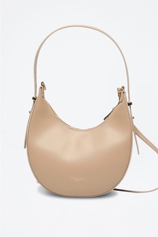 Leren Handtas Bruna  - Beige