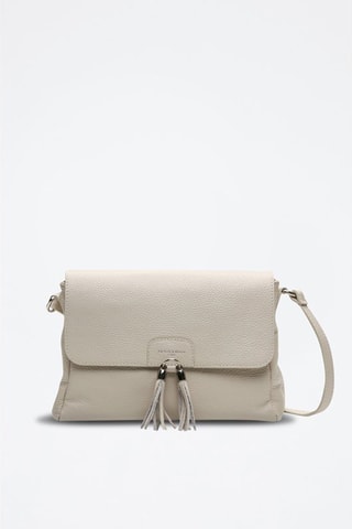 Leren Schoudertas Indila  - Wit