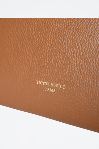 Leren Schouderhandtas Oxa   - Bruin