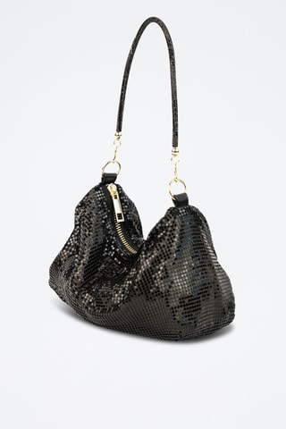 Glinsterende Trendy Handtas Sima - Zwart