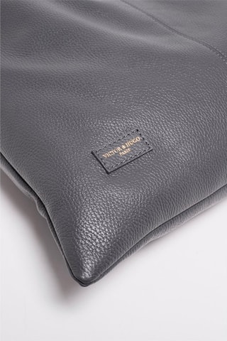 Leren Handtas Zelie - Donkergrijs - Grijs