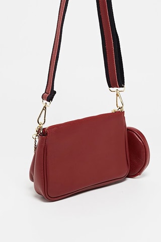 Leren Schoudertas Hine  - Rood