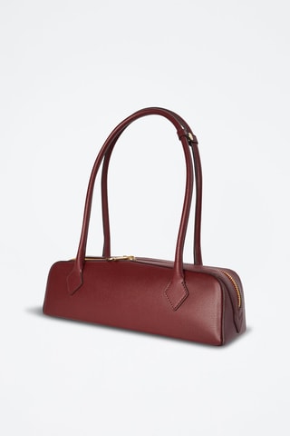 Leren Schouderhandtas Zhora   - Rood