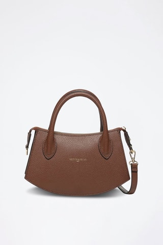 Leren Schoudertas Versailles   - Bruin