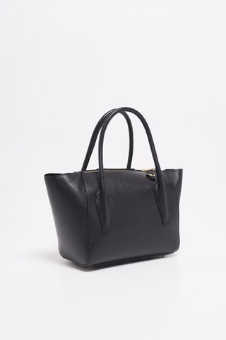 Leren Shopper Soli  - Zwart