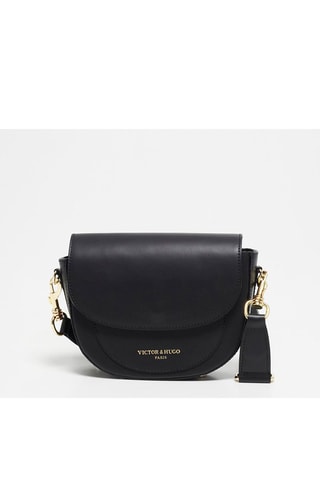 Leren Schoudertas AYa - Zwart