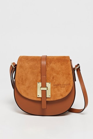 Leren Schoudertas Jara  - Bruin