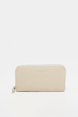 Leren Portefeuille Kaya  - Beige