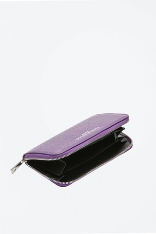 Leren Portefeuille Kaya  - Paars