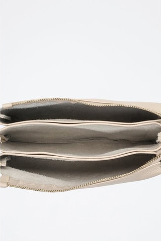 Leren Schoudertas Perla  - Beige