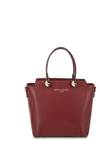 Leren Handtas Cavoli  - Rood