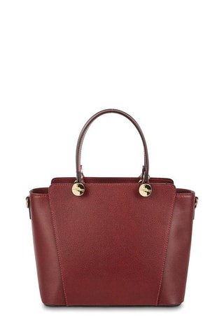 Leren Handtas Cavoli  - Rood