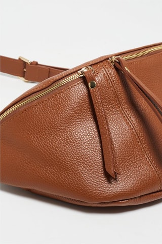 Leren Schoudertas Alia  - Bruin