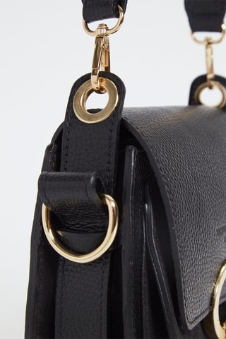 Leren Schouderhandtas Eolia   - Blauw