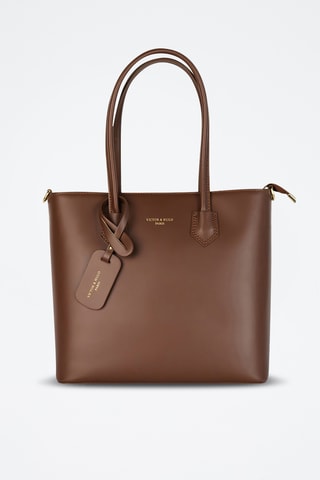 Leren Shopper Myra - Bruin