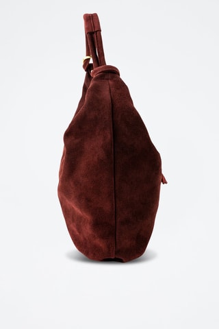 Nubuck Trendy Handtas Naia  - Bordeauxrood