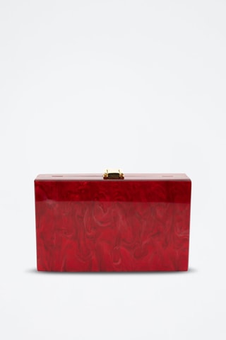 Schoudertas Crysta - Bordeauxrood