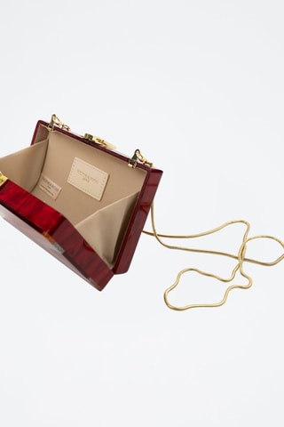 Schoudertas Crysta - Bordeauxrood