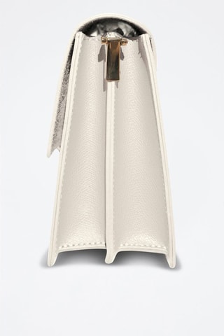 Leren Schoudertas Nikya    - Wit