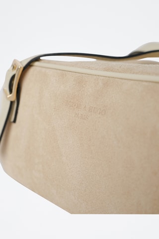 Leren Trendy Handtas Nyxa - Lichtbeige