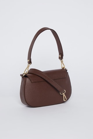 Leren Schouderhandtas Nour   - Bruin