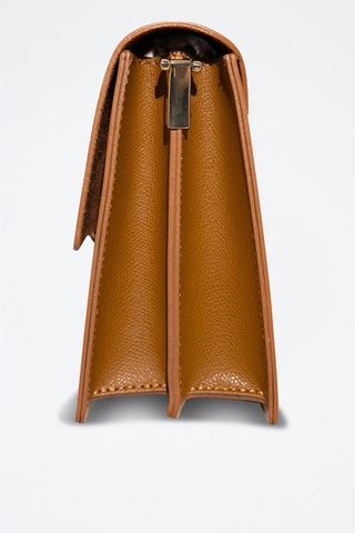 Leren Schoudertas Nilya   - Bruin