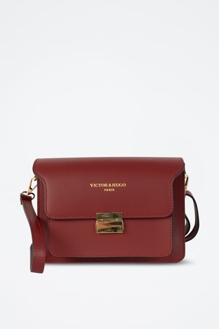 Leren Schoudertas Chanon - Bordeauxrood