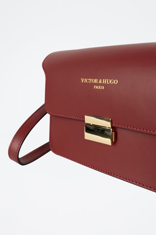 Leren Schoudertas Chanon - Bordeauxrood