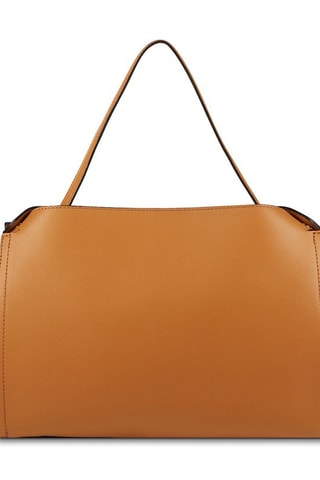 Leren Handtas Vecy   - Bruin