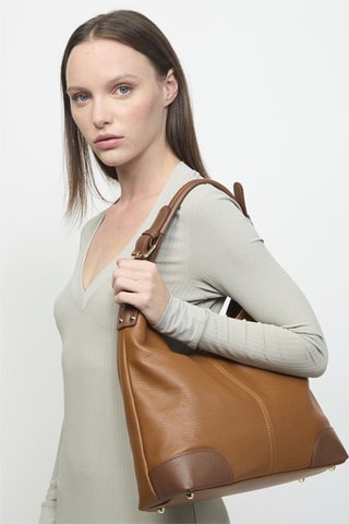 Leren Handtas Anais - Bruin