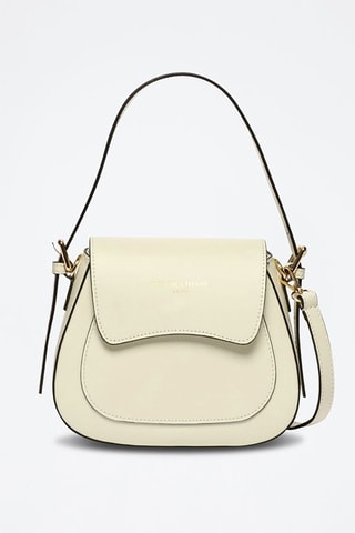 Leren Handtas Laura   - Wit