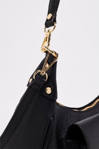 Leren Schoudertas Sei   - Zwart