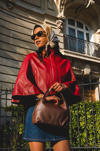 Leren Heuptas Moka - Bruin