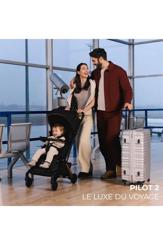 Plooibuggy Pilot 2 - Zwart - Vanaf de geboorte - T/m 22 kg