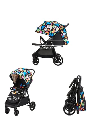 Inklapbre Kinderwagen Grande Plus - Vanaf de Geboorte - Tot 22 kg - Zwart