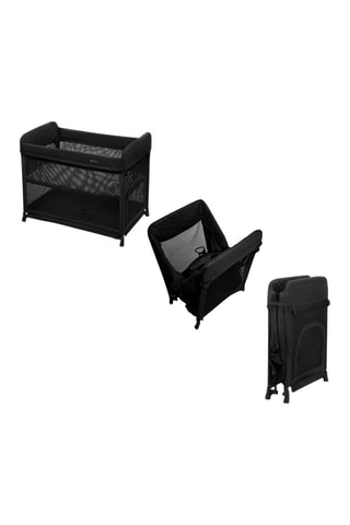 Campingbedje Moon Dream - Vanaf de Geboorte - Tot 15 kg - Zwart