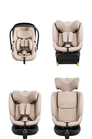 Meegroei-autostoeltje Endura Safe -  40 tot 150 cm - Beige