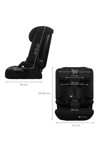 Autostoeltje 3-in-1 I-Comfy - Zwart - 15 maanden tot 12 jaar - 76 tot 150 cm - Zwart