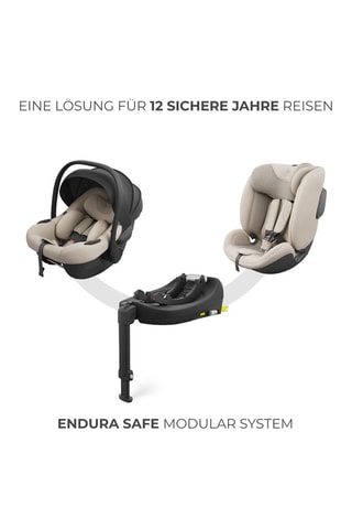 Autostoeltje I-LITE met Basis Endura Safe FX - 40 tot 87 cm - Beige