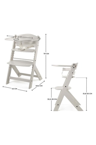 Beukenhouten Meegroeistoel Enock - 6 t/m 36 maanden - T/m 15 kg