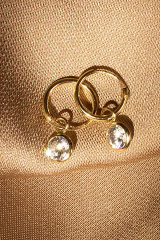 Brincos Argolas Ouro amarelo