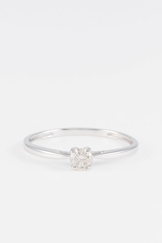 Anel Paulina Ouro branco e diamante